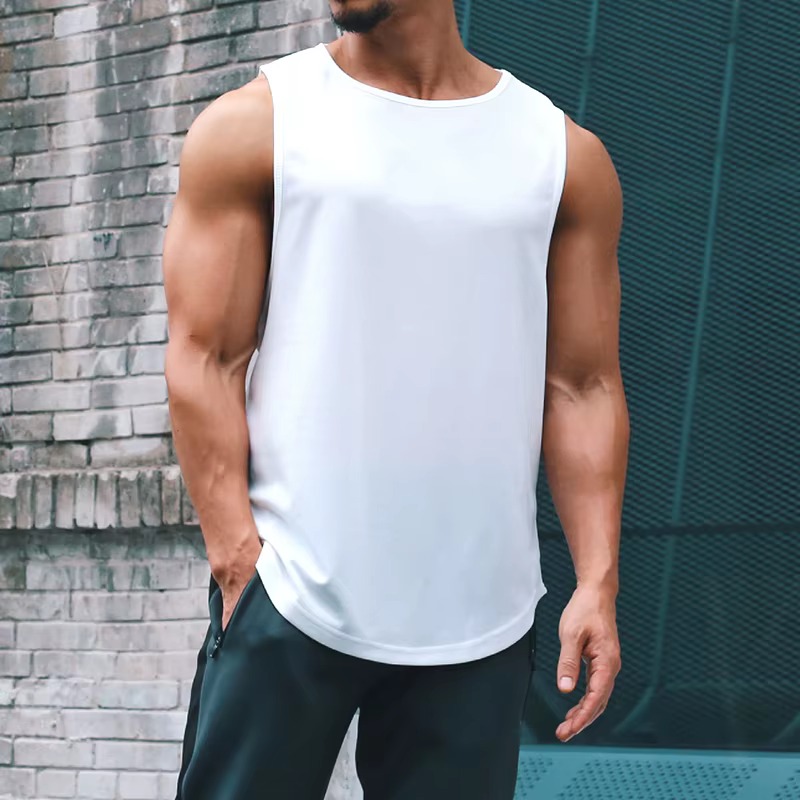Hauts pour hommes débardeurs et camisoles vêtements de basket-ball débardeur musculation maille T-shirt de gymnastique