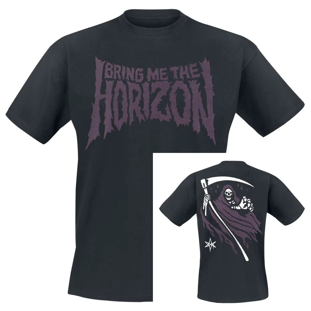 T-shirt unisexe en coton avec motif Bring Me The Horizon