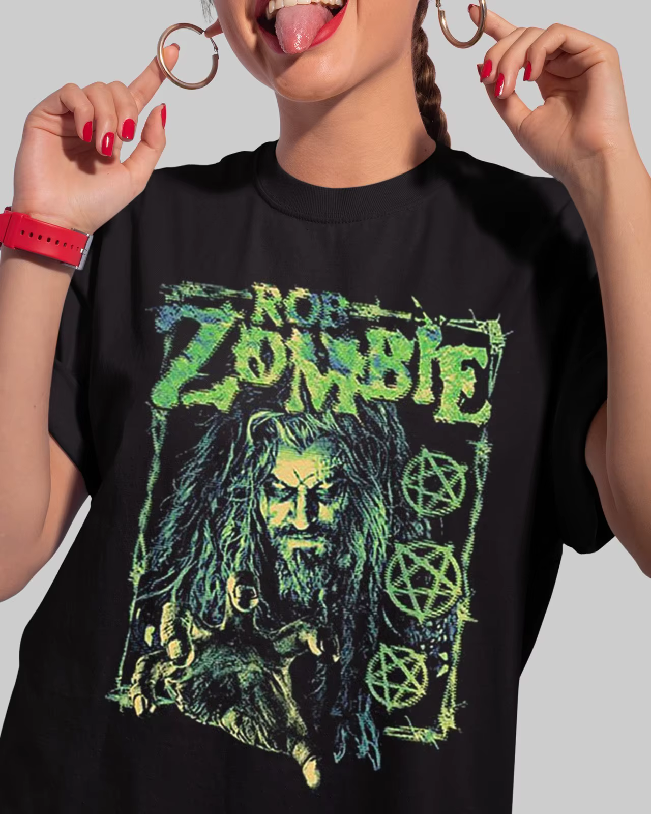 Rob Zombie Dead Channel Fuzz T-shirt, chemise de tournée musicale, cadeau pour les fans
