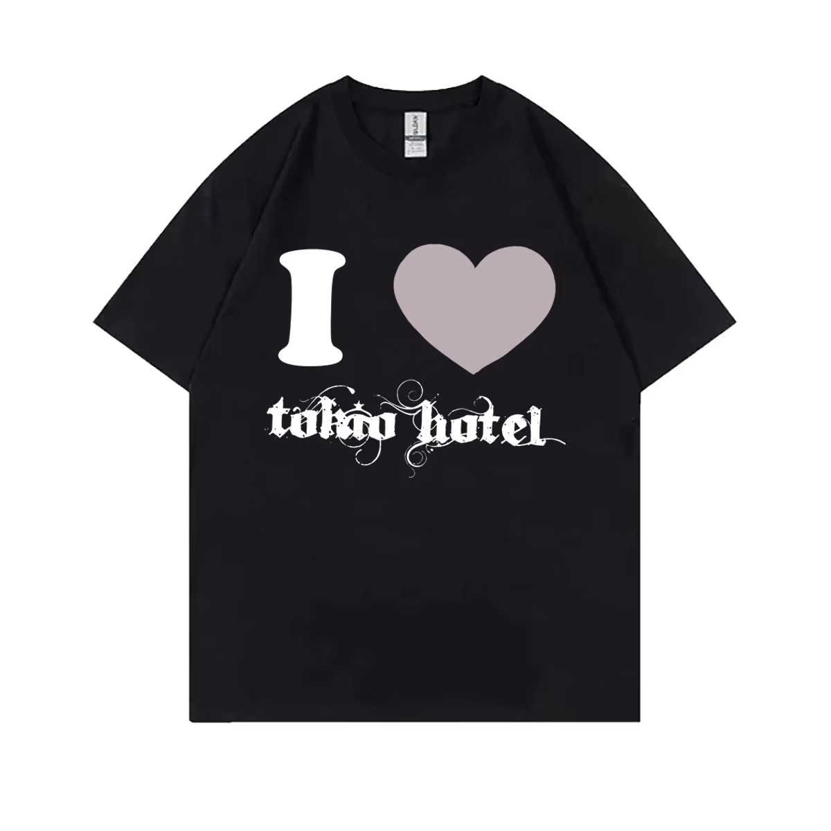 T-shirt graphique I Love Tokio Hotel pour hommes et femmes, t-shirt d'été Hip Hop Punk Gothic pour femmes, t-shirt rock vintage surdimensionné à manches courtes