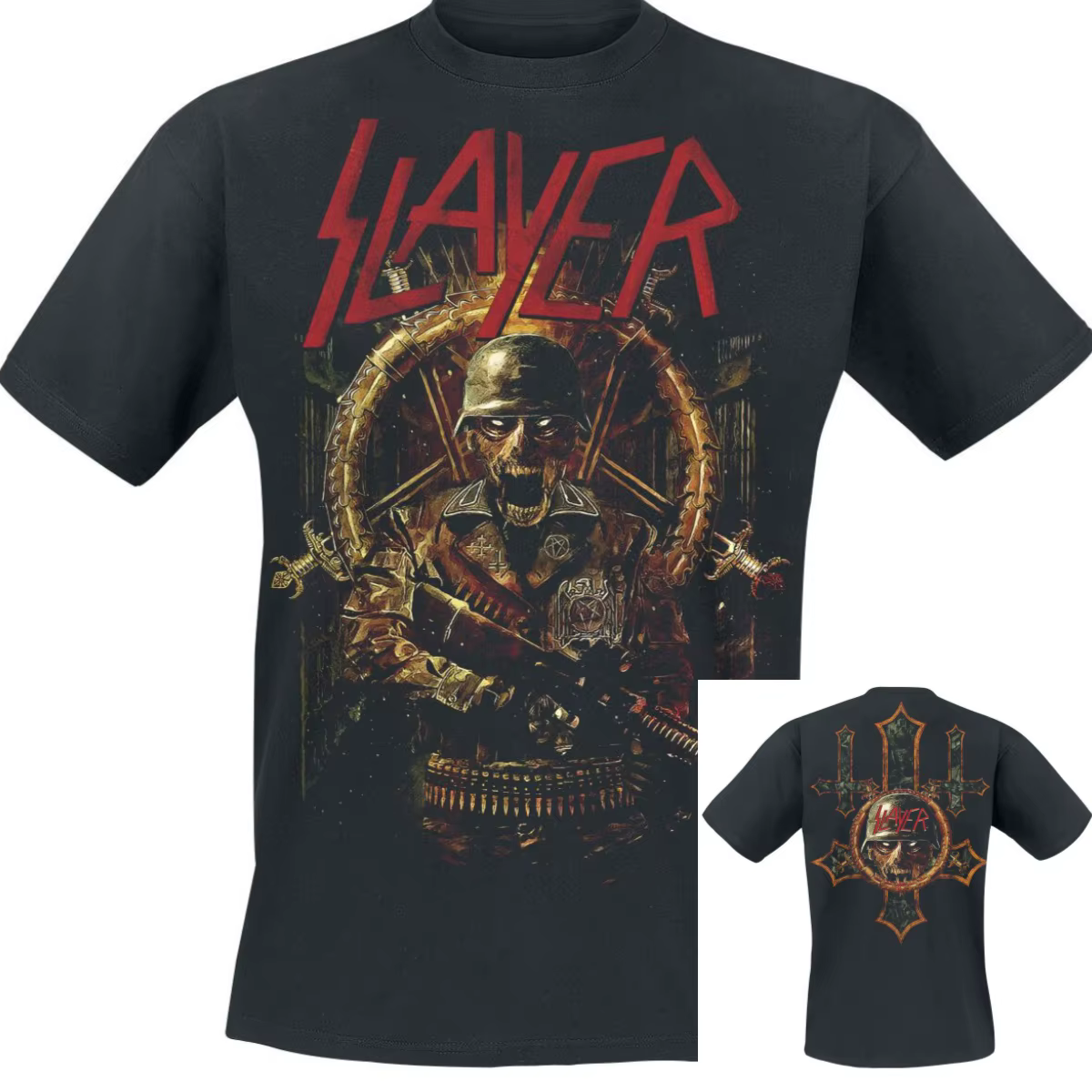 T-shirt Seasons Gold Eagle Slayer pour hommes et femmes