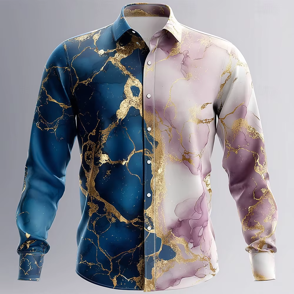 Chemise à manches longues pour hommes