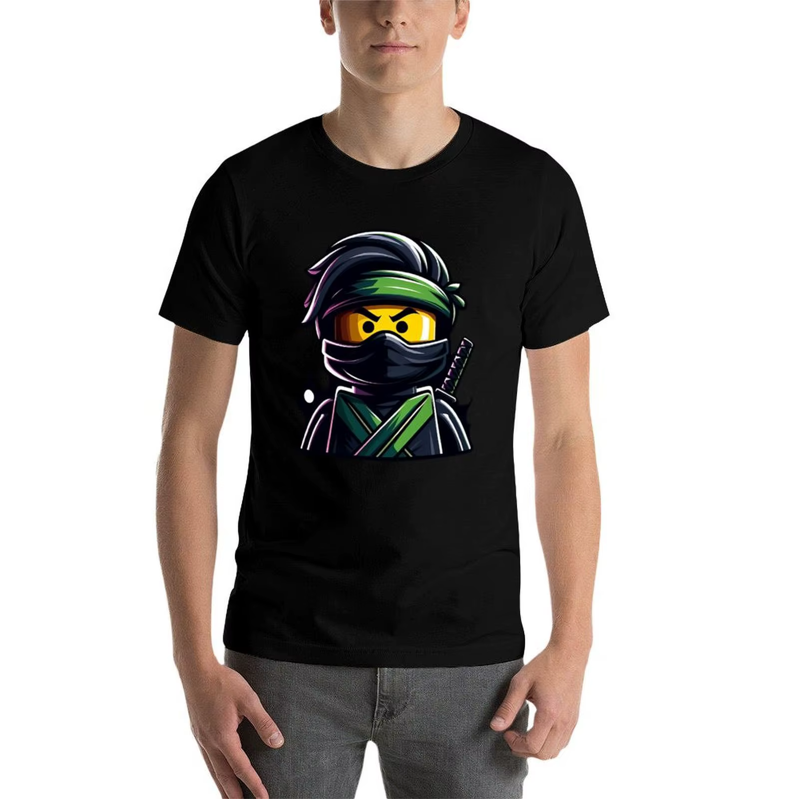 ninjago T-Shirt fashion shirts cute tops anime figures blacks men clothes