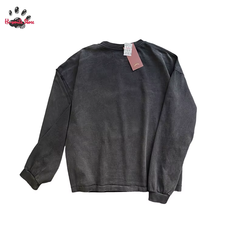 T-shirt à manches longues oversize 2026 New Paly pour homme et femme