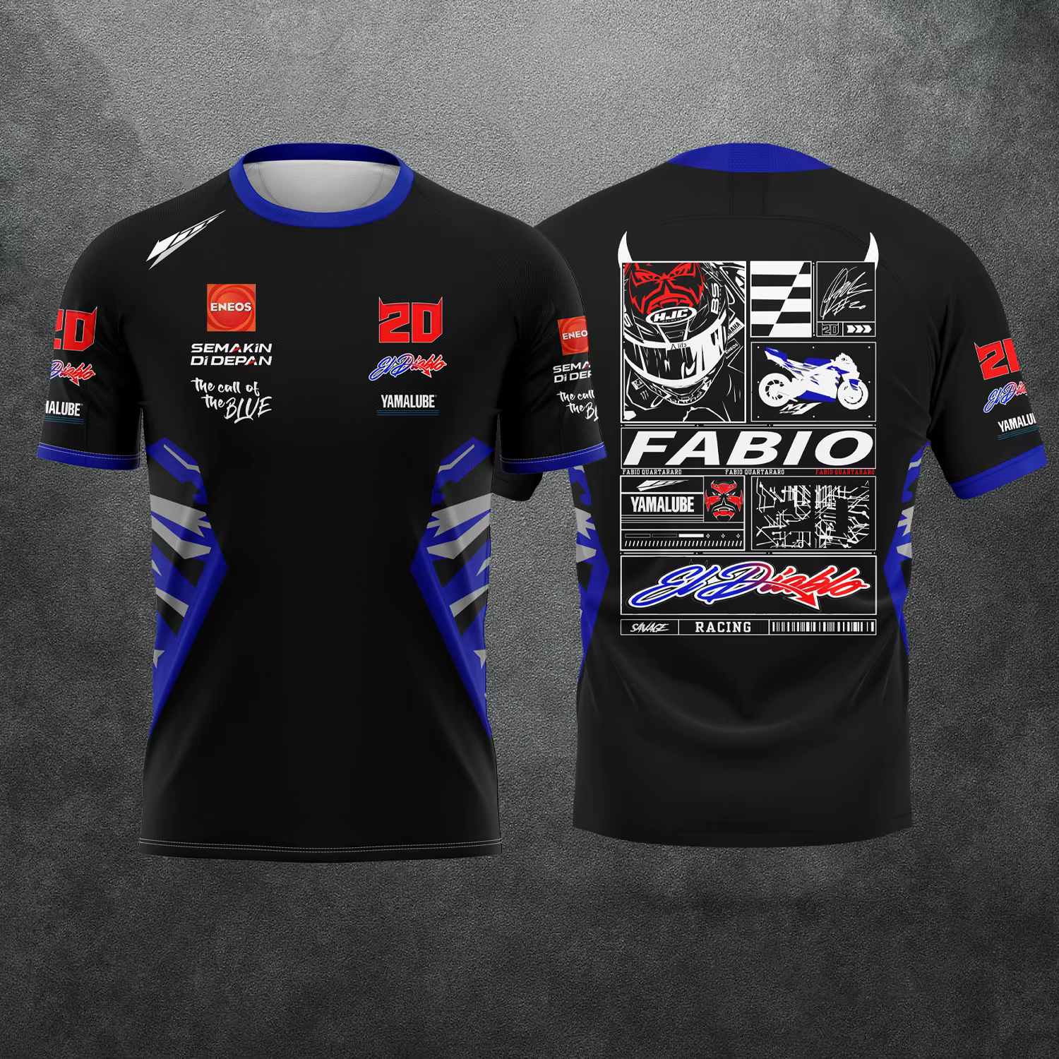 Nouvelle Moto de Course 2026 No. T-shirt à manches courtes pour hommes et femmes