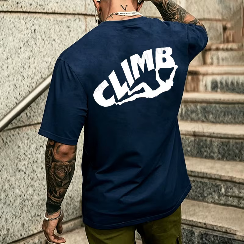T-shirts de design pour l'escalade pour hommes et femmes