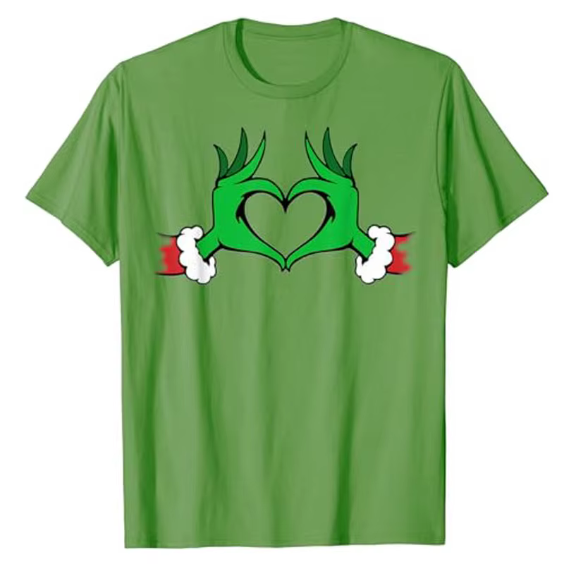 T-shirt graphique grincheux à manches courtes pour la famille