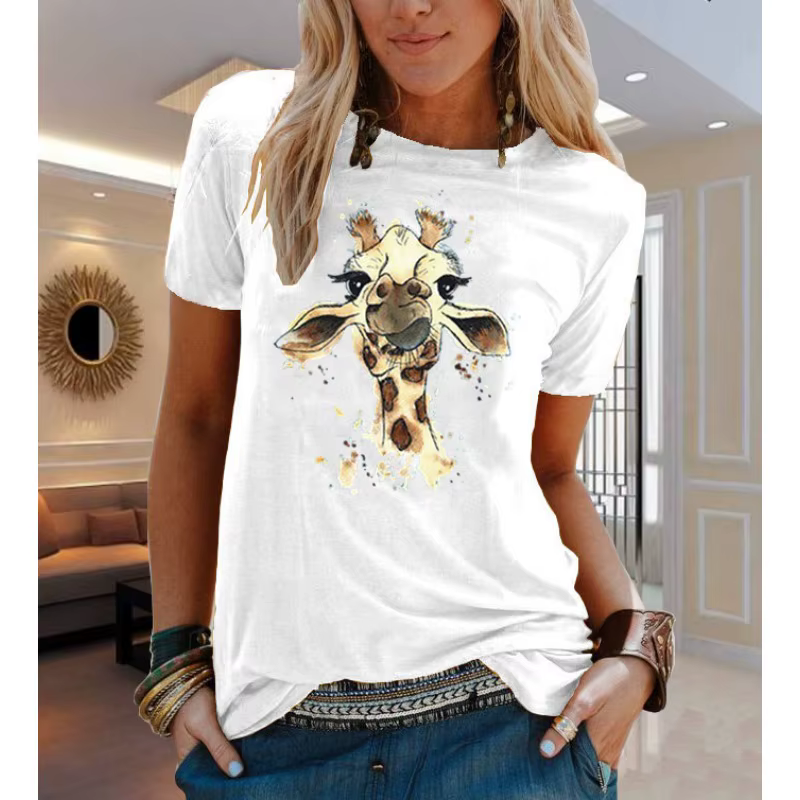 T-shirt à manches courtes pour femmes