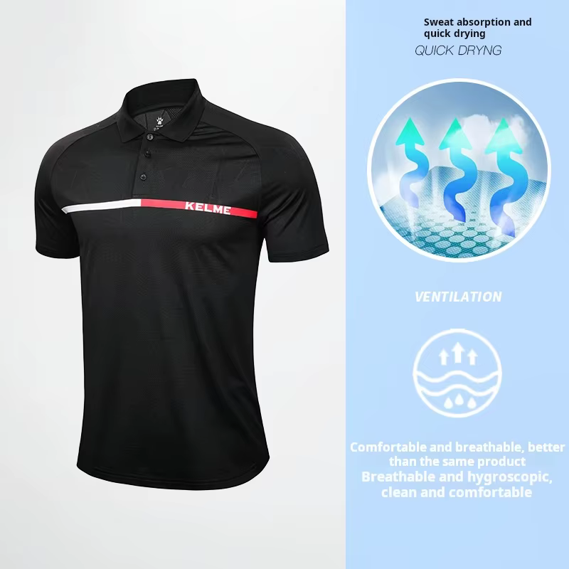 Kelme-Polo confortable et respirant pour homme