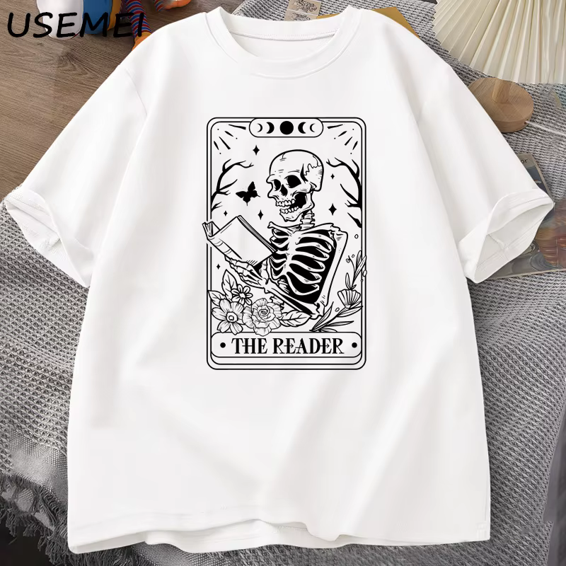 T-shirt en coton unisexe pour les amoureux des livres
