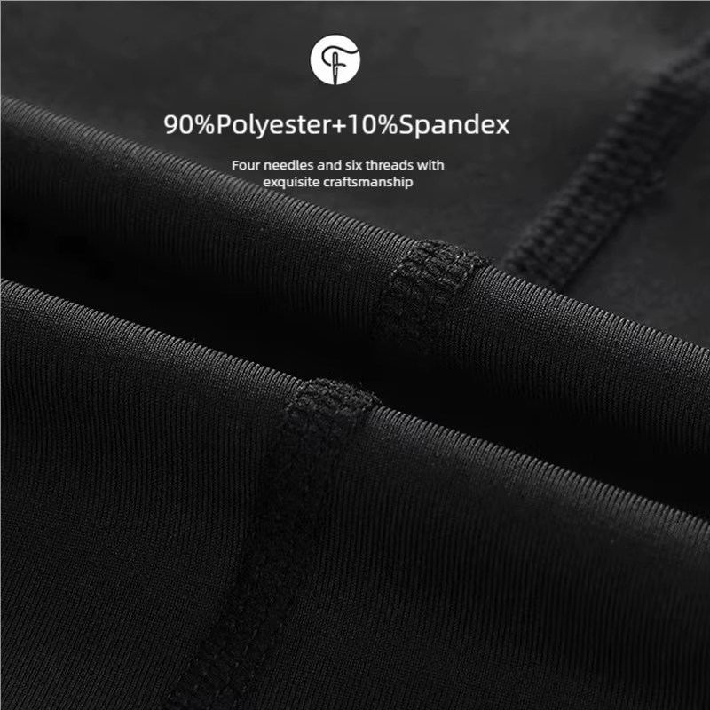 Compression à manches longues T-shirt hommes élastique entraînement