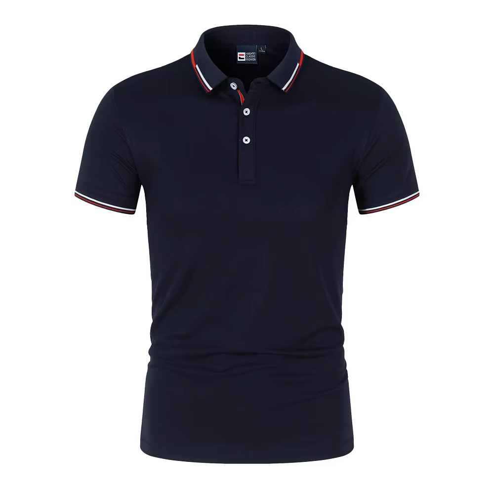 Polo homme manches courtes coupe ajustée