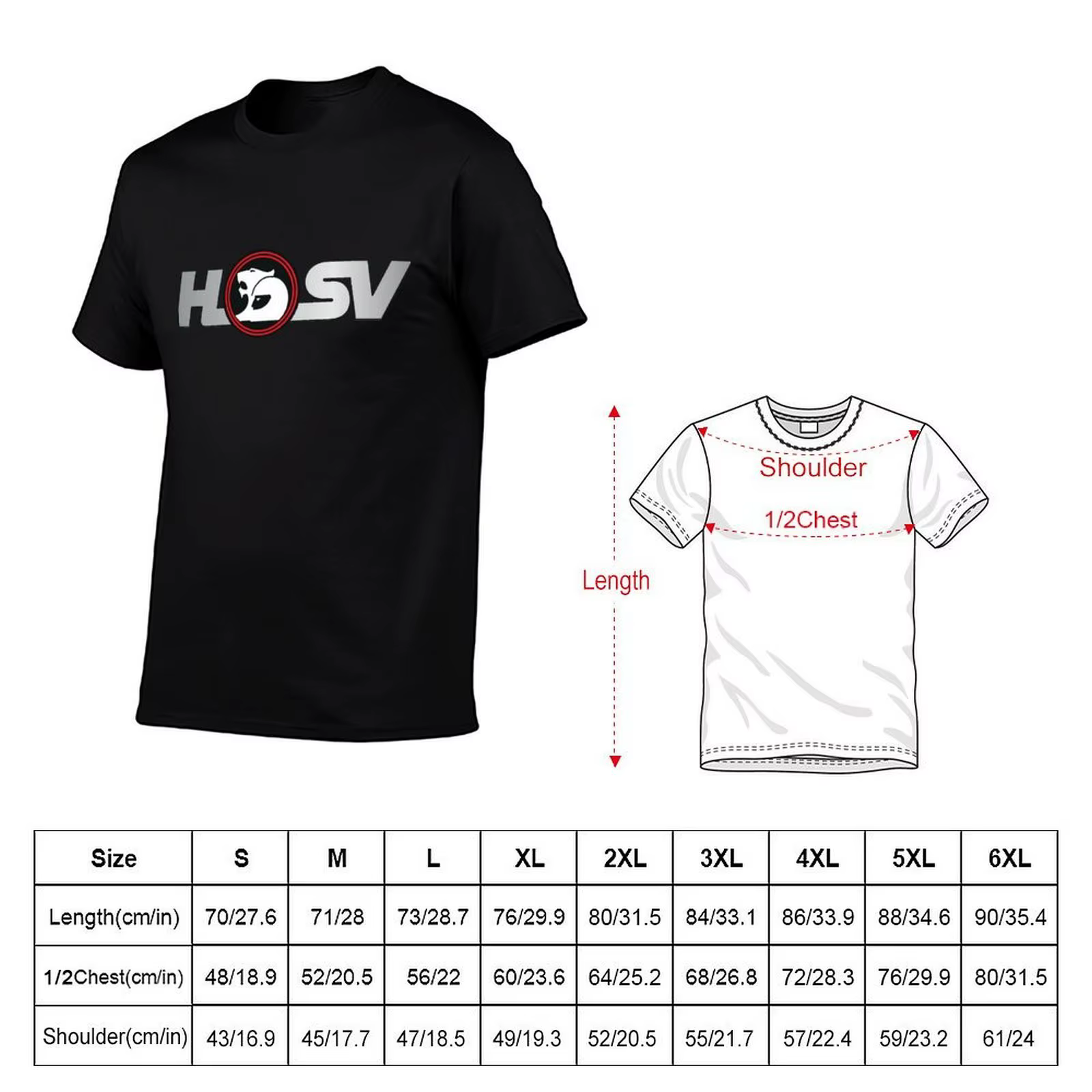 HOLDEN HSV T-Shirt t chemises pour homme coton doux anime t-shirts