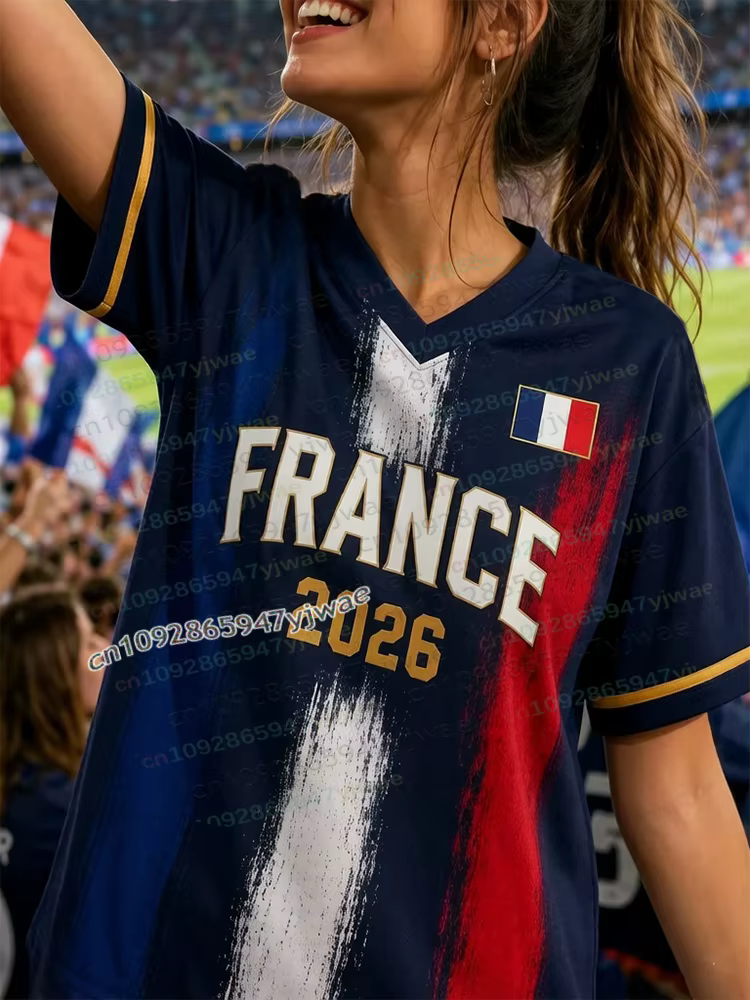 T-shirt de football 2026 France Mbappé 10 pour hommes