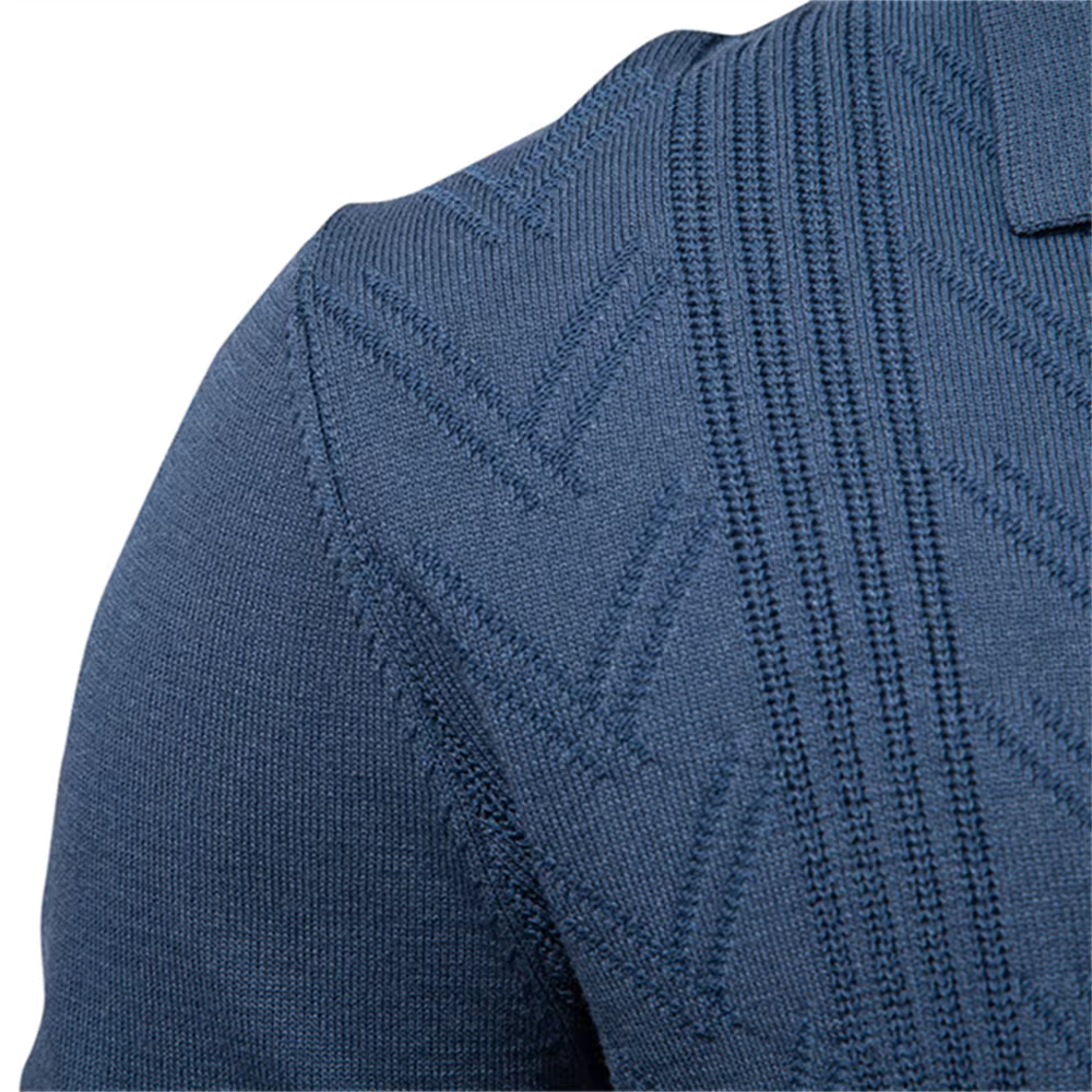 AIOPESON 2025 Polo Henley moderne pour hommes couleur unie à manches longues mode coupe avant luxe affaires Social Premium haut masculin