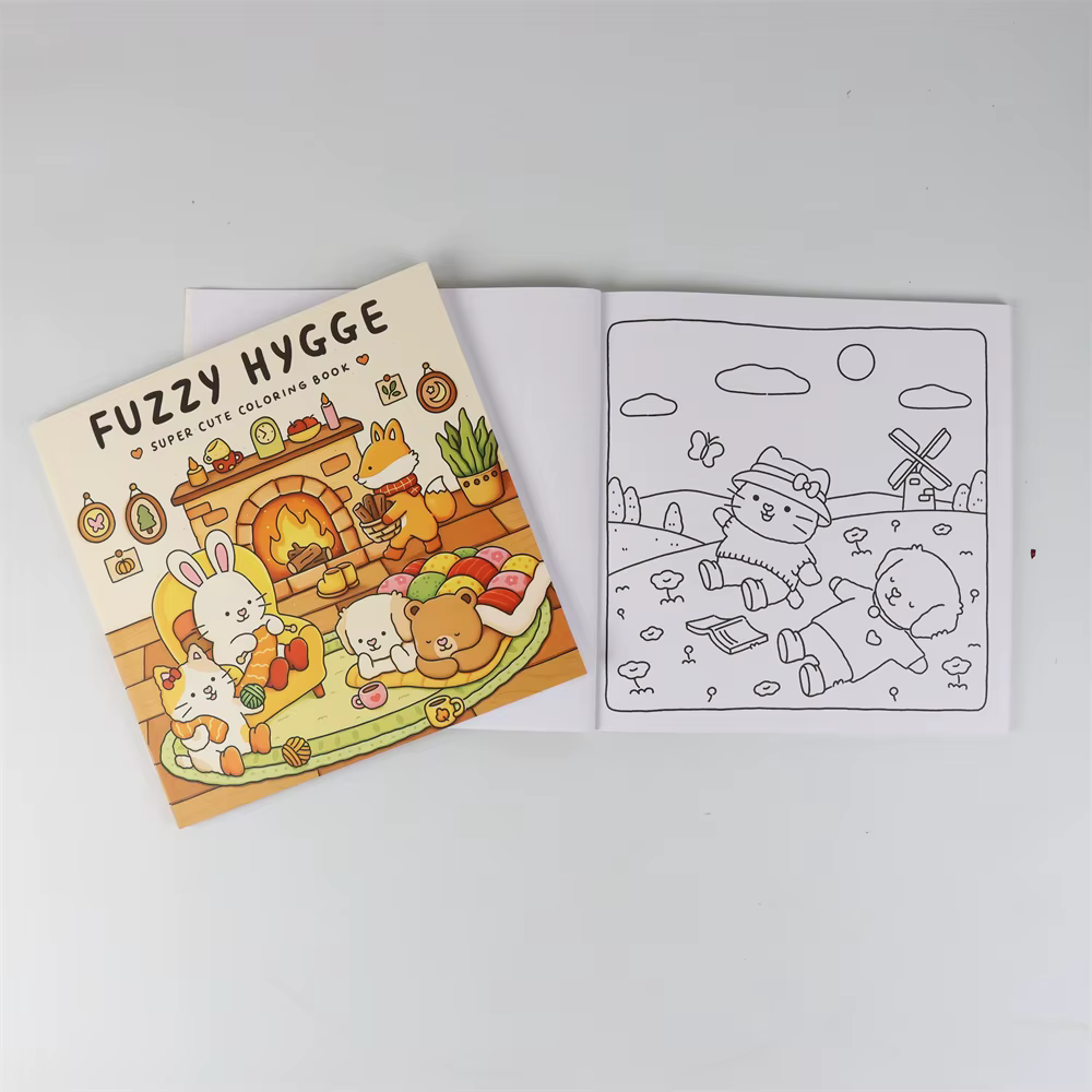 Livre de coloriage d'animaux mignons pour adultes et adolescents