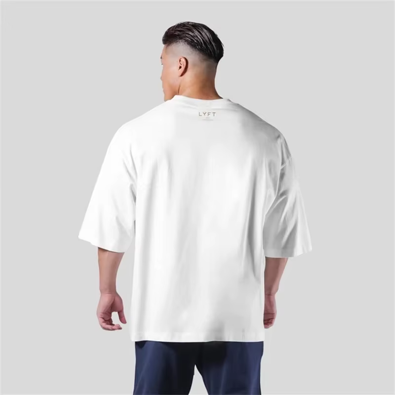 LYFT chemise de Sport hommes 2025 100% coton petit Logo Homme à manches courtes course t-shirt