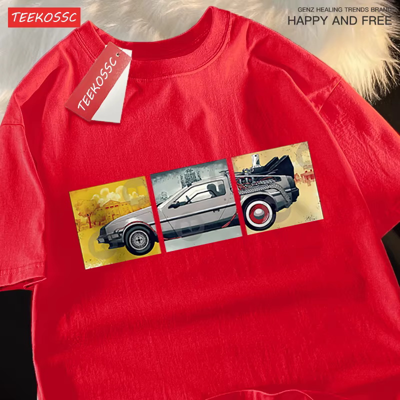 T-shirt à manches courtes en coton pour hommes et femmes