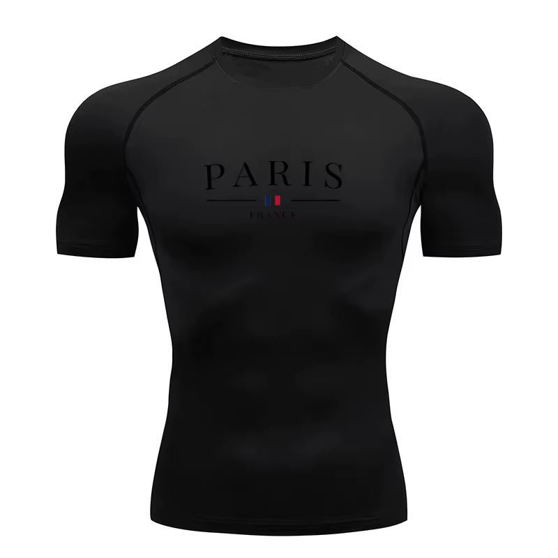 T-shirt de sport moulant pour homme