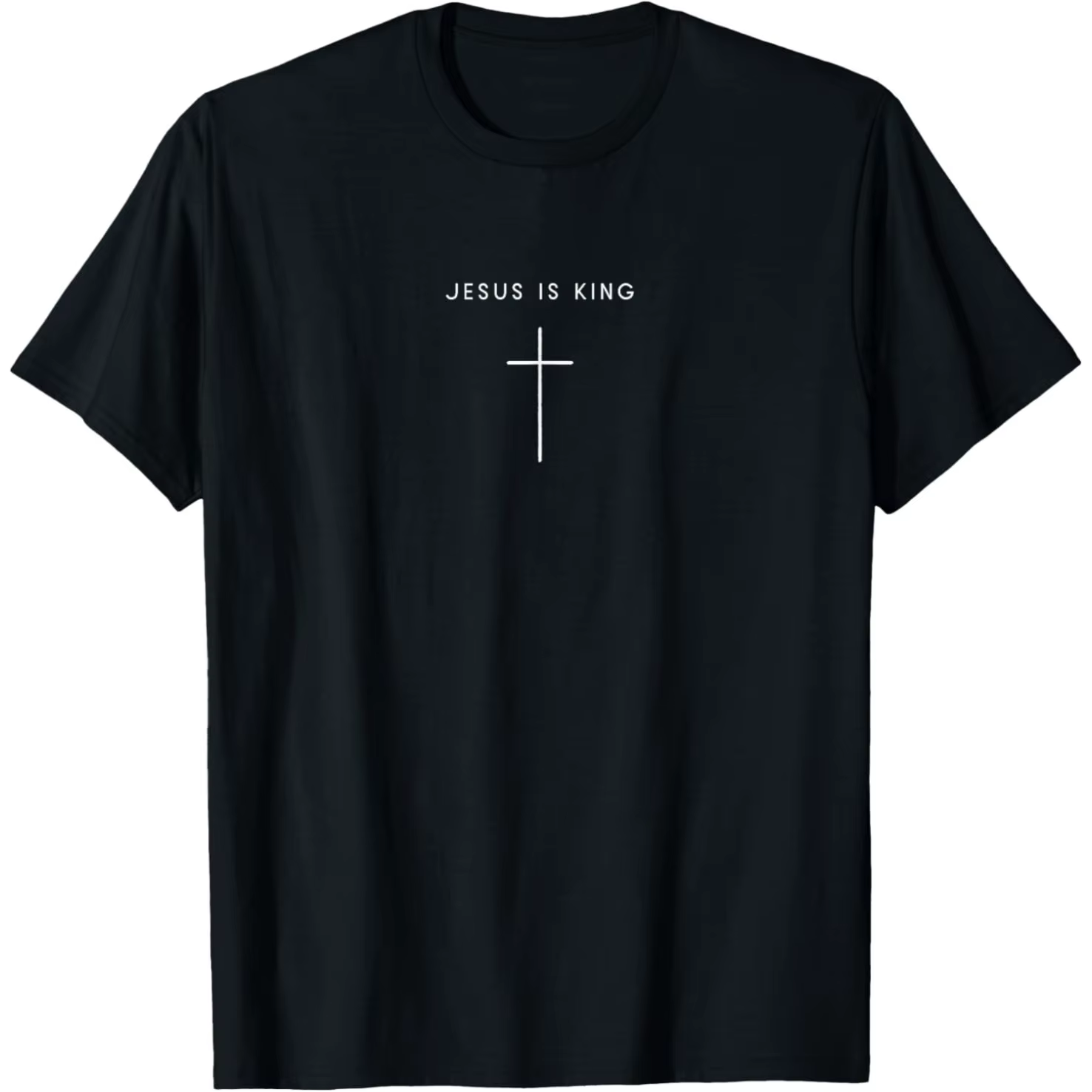 Drôle jésus est roi foi religieuse chrétienne t-shirts hommes coton Humor Streetwear t-shirt à manches courtes unisexe vêtements amples