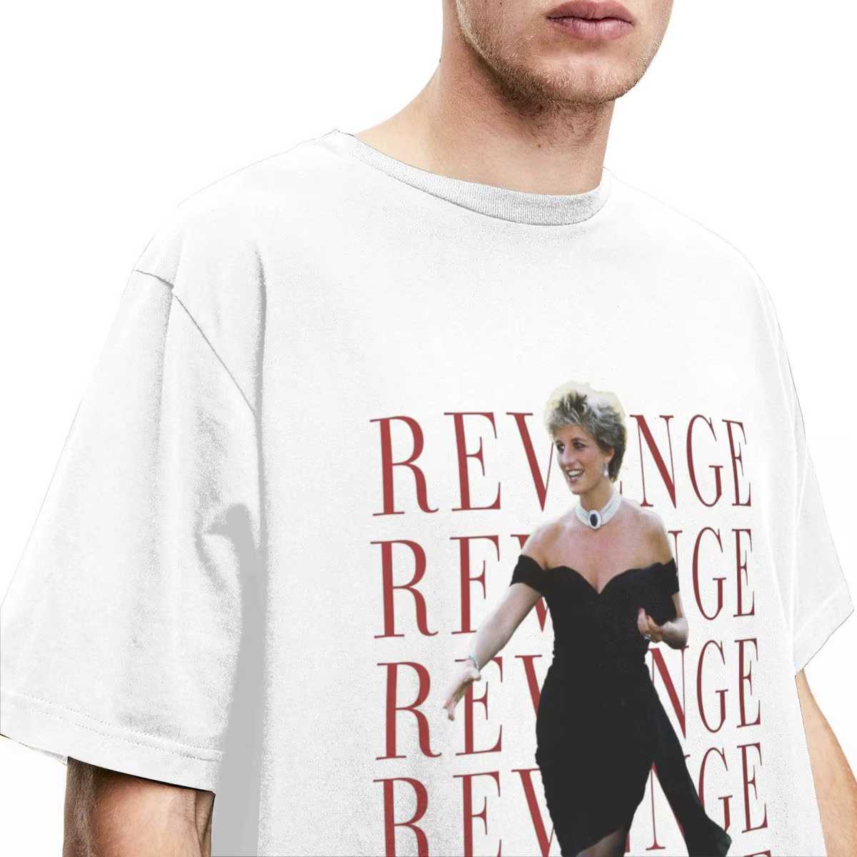 Créatif princesse Diana vengeance robe T-Shirts pour hommes col rond 100% coton t-shirt à manches courtes
