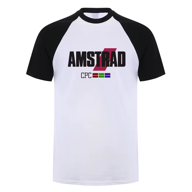 Amstrad CPC T-shirt été hommes à manches courtes Cool haut coton programmeur