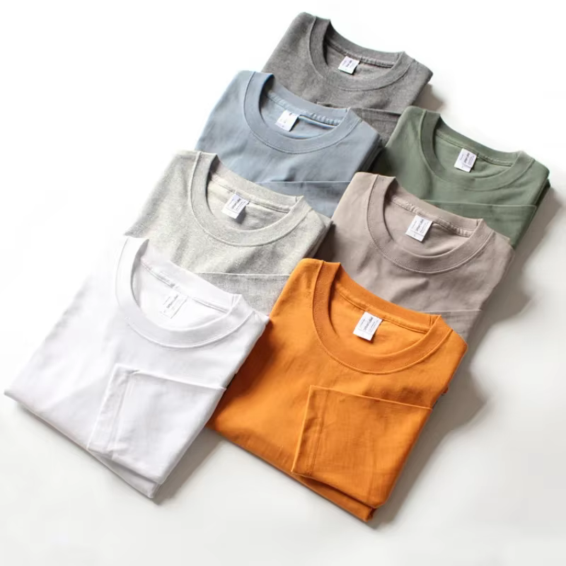 T-shirt manches longues à col rond pour homme
