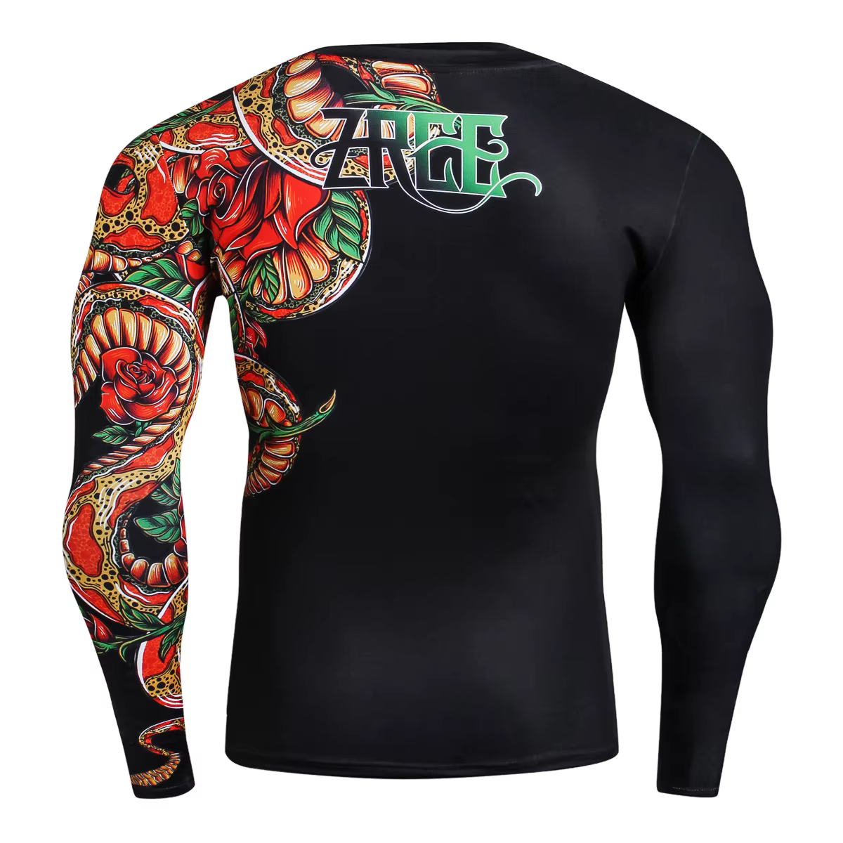 T-shirt de musculation à manches longues pour hommes