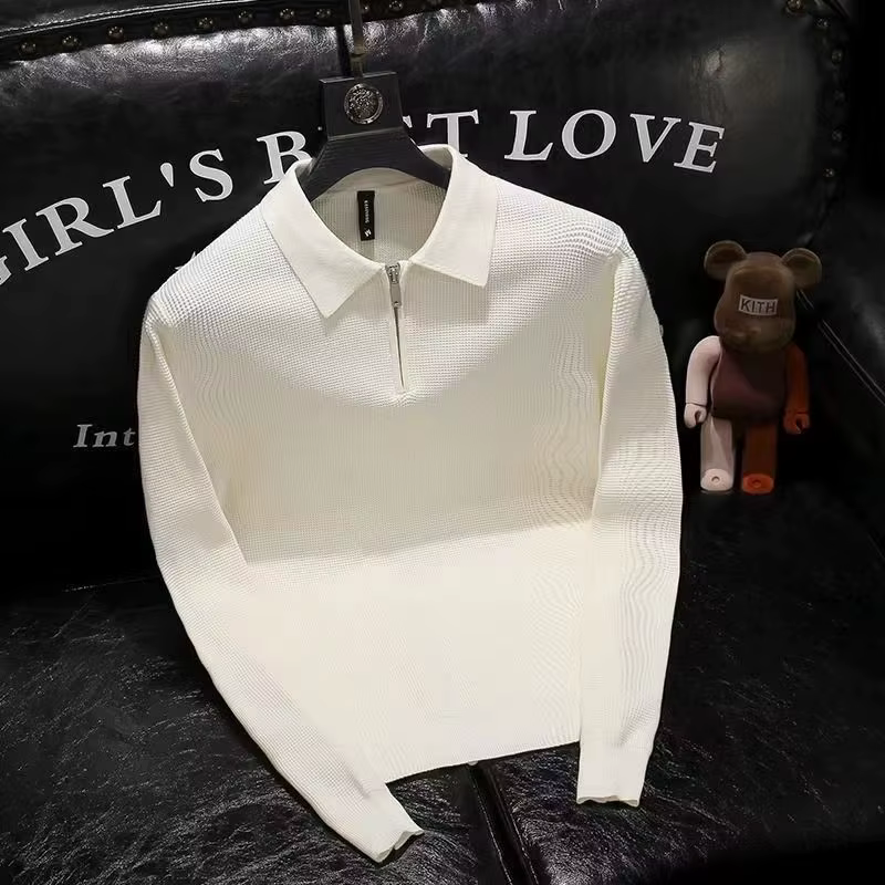 Polo à manches longues pour homme