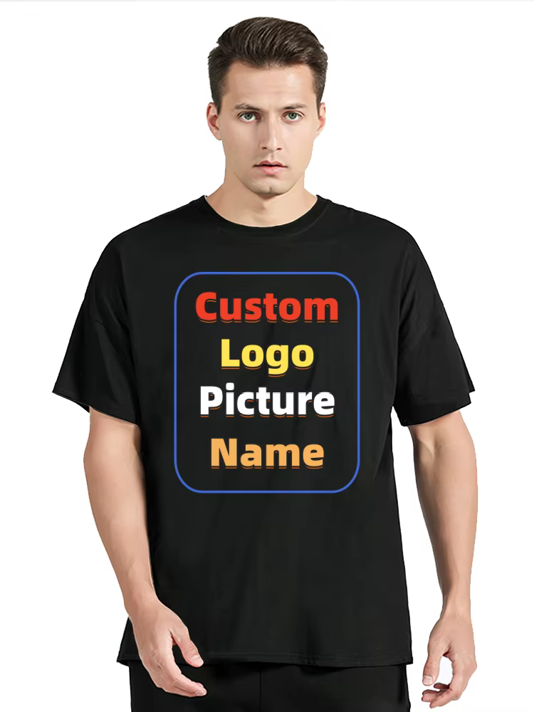 Photo personnalisée T-Shirt cadeau personnalisé hommes