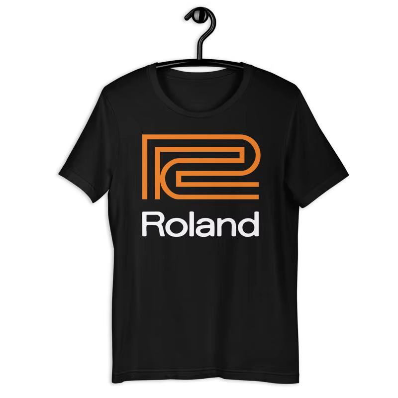 Roland Drums Logo t-shirt synthétiseur D J et EDM Style t-shirt S 5XL