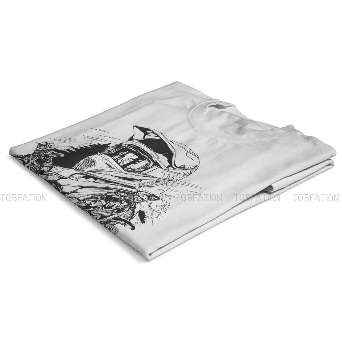 VTT mode t-shirts Enduro Cross moto course mâle Style pur couverture en coton t-shirt col rond surdimensionné