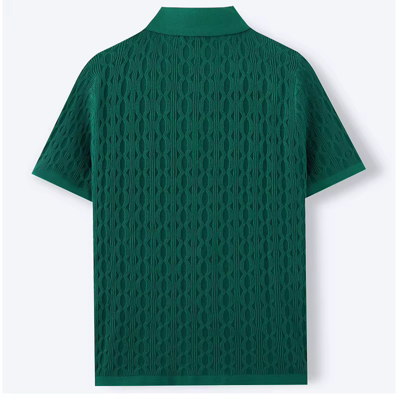 Polo en tricot décontracté pour homme