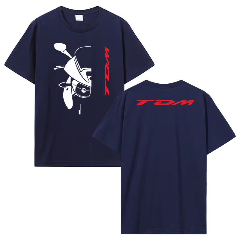 Double face Yama Tdm 900 voiture Auto T-Shirt vêtements pour hommes été décontracté col rond