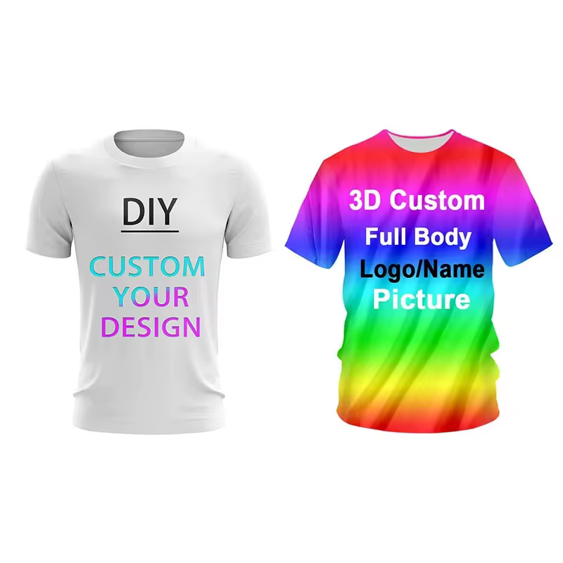 T-Shirt à Manches Courtes et Col Rond pour Homme et Femme