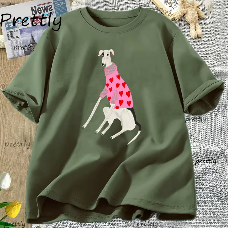 Chiot drôle T-shirt hommes femmes mignon chien de compagnie
