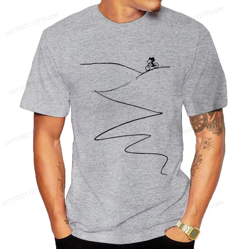 Cyclisme vélo VTT pour cyclistes T-Shirt pour hommes femmes à manches courtes drôle