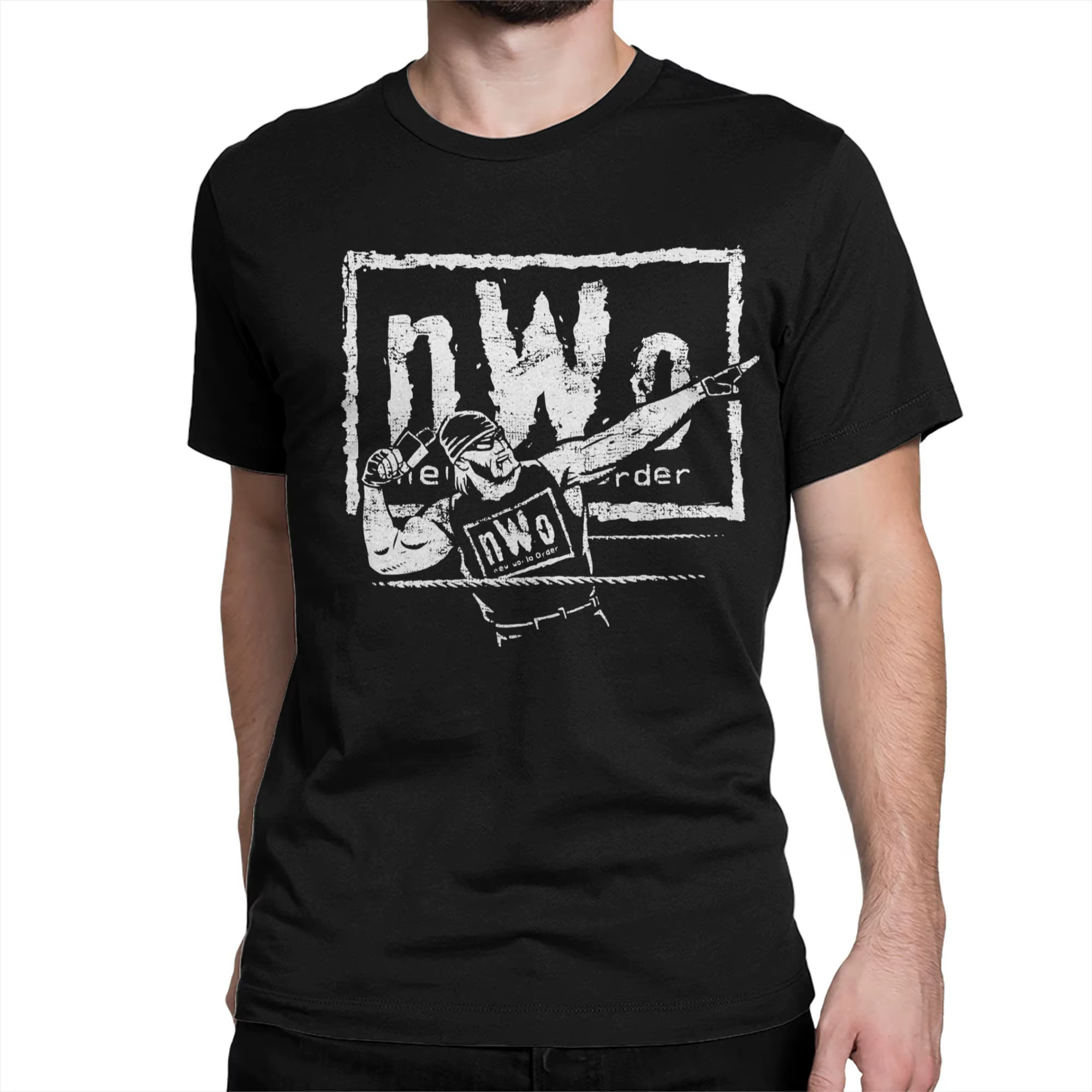 Hommes femmes NWO Expression nouvelle légende t-shirts 100% coton vêtements décontracté à manches courtes col rond T-Shirt Unique