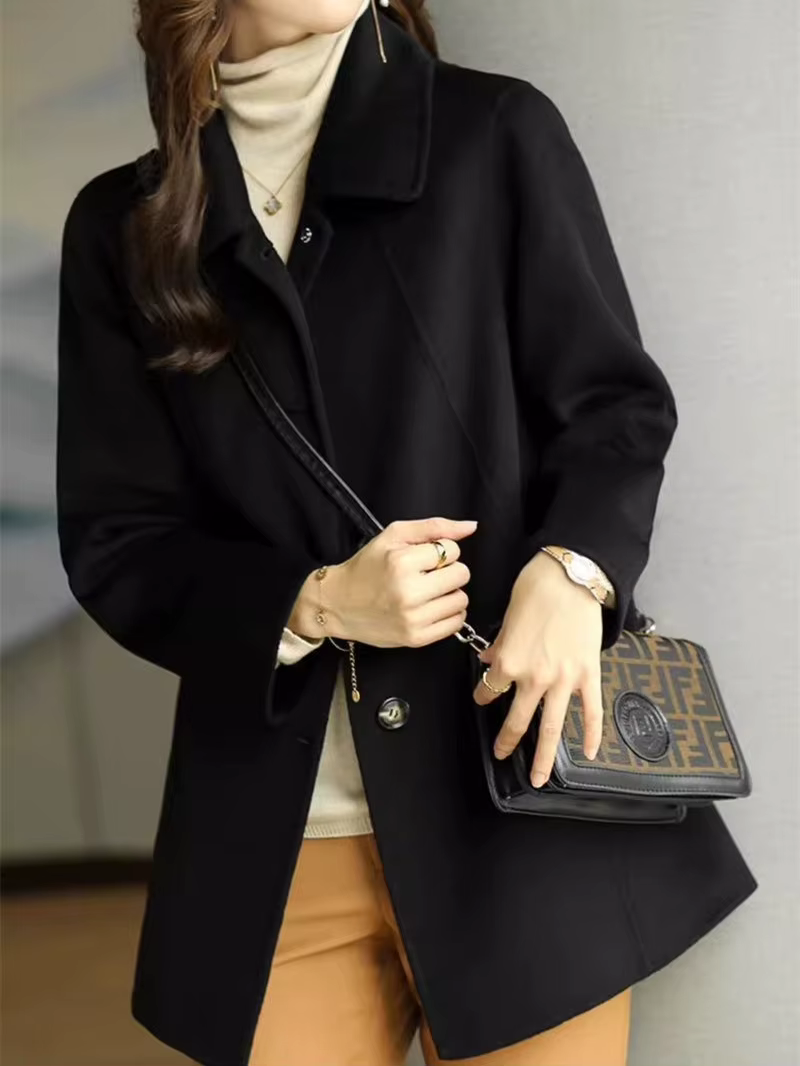 Manteau en laine et mélanges pour femmes