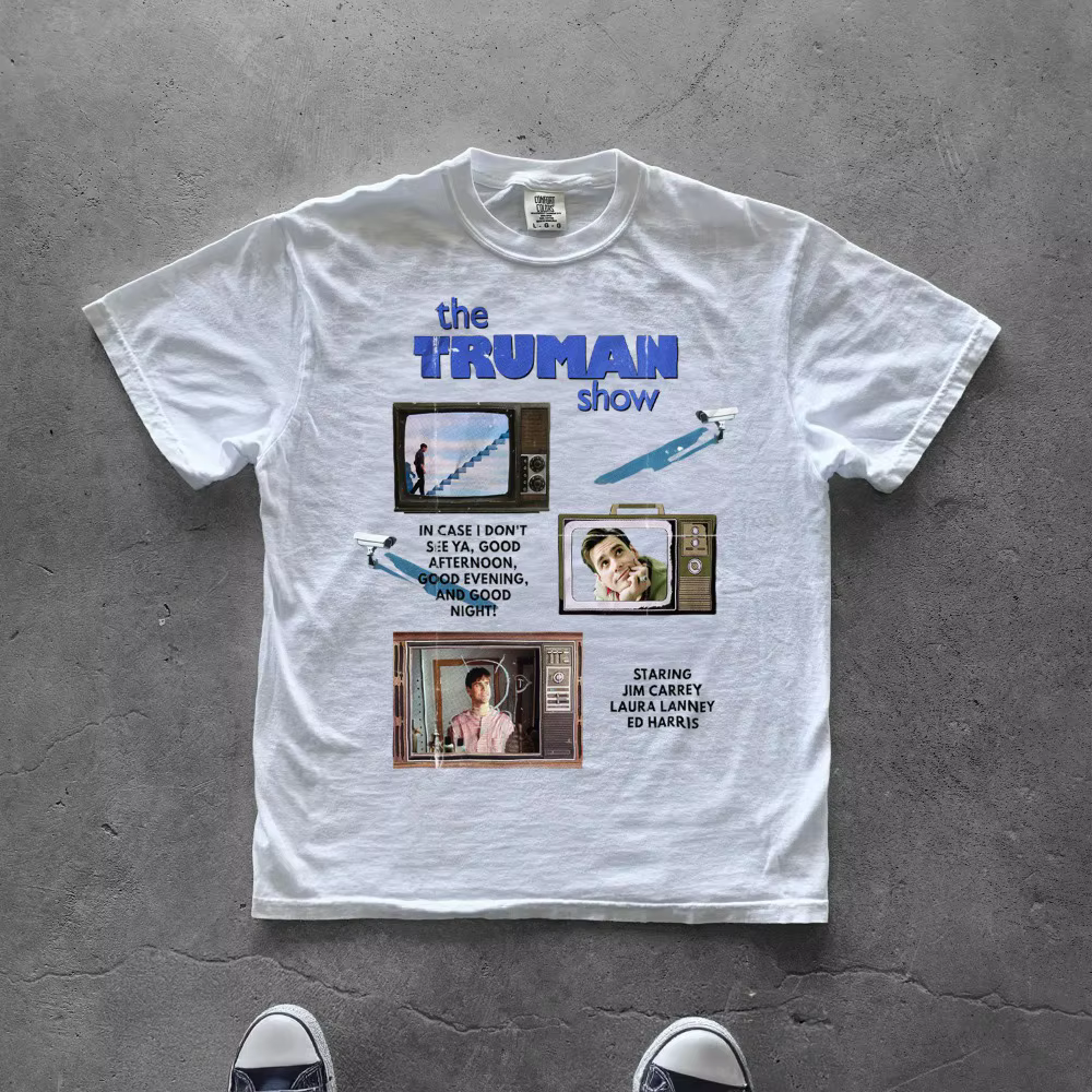 T-shirt rétro du film Truman's World