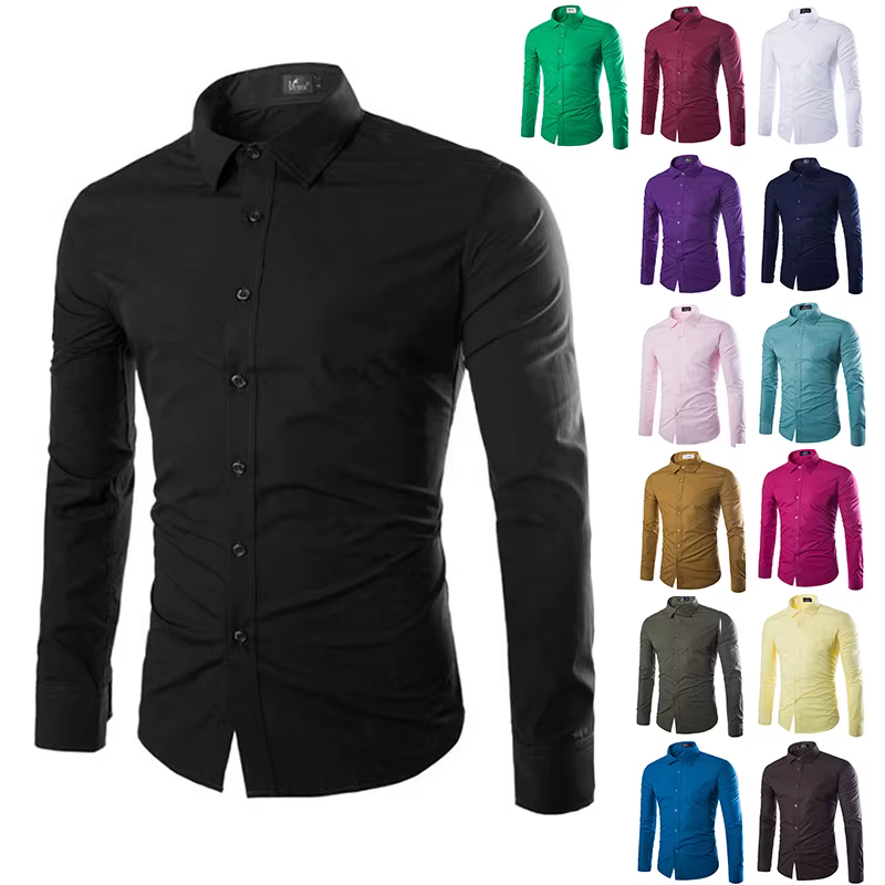 14 couleurs couleur unie hommes à la mode