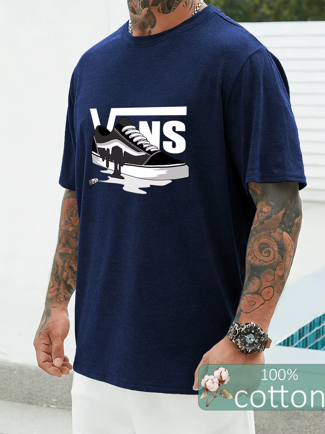 T-shirts en coton pour hommes – Nouveauté 2026 – Luxe