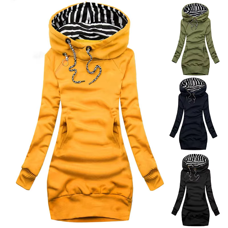 Robe à capuche décontractée