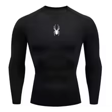 T-shirt de fitness à manches longues pour hommes