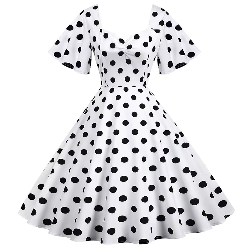 Robe d'été à manches papillon pour femmes