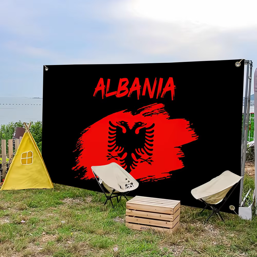 Drapeau albanais Feel pour pique-nique
