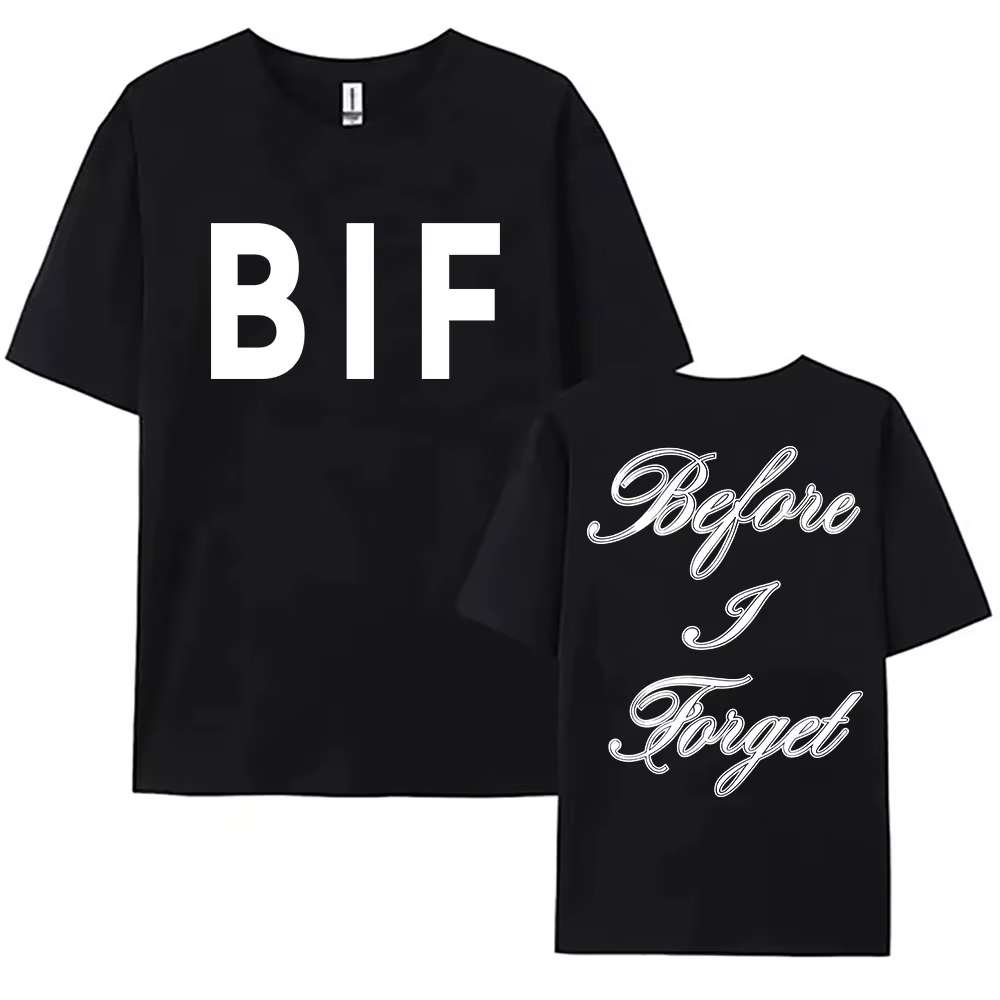 T-shirt unisexe imprimé avec le design de l'album TKL Before I Forget