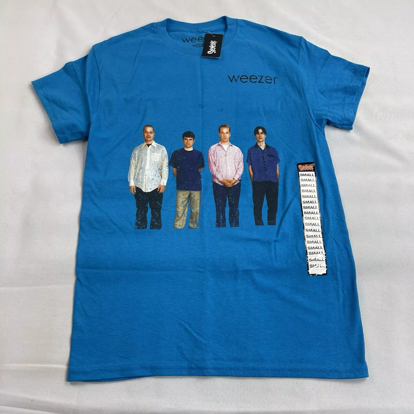 Weezer-T-Shirt Graphique Rétro pour Adulte, Groupe de Rock, Taille Petite