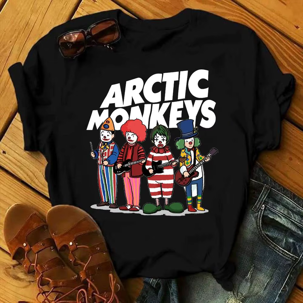 Arctic Monkeys Rock Band imprimé graphique t-shirt hommes mode Vintage Hip Hop Streetwear à manches courtes grande