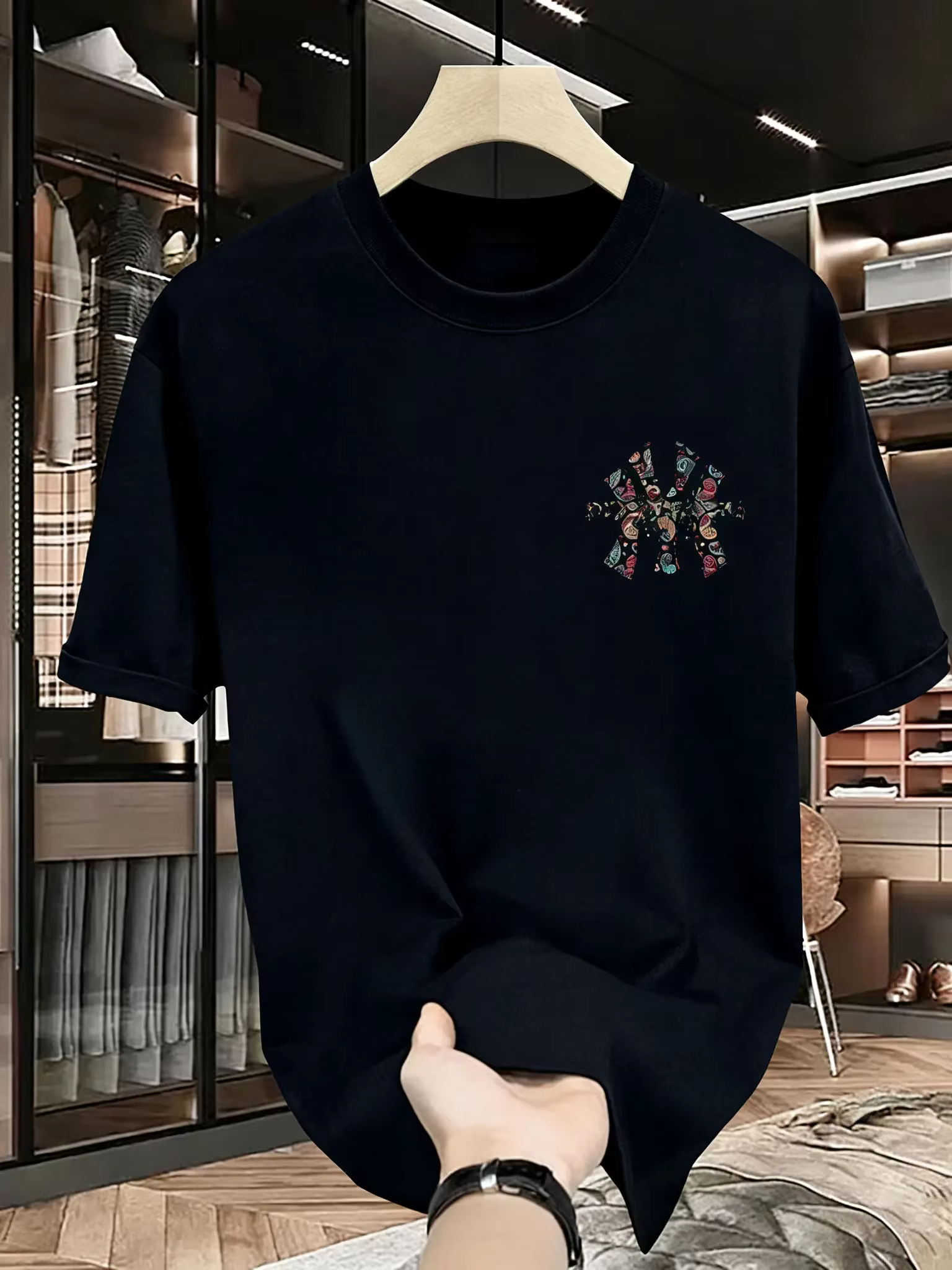 T-shirt imprimé pour homme - T-shirt ample de haute qualité